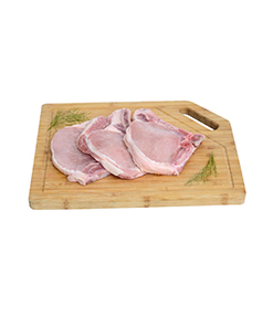 chuleta de cerdo fresca libra