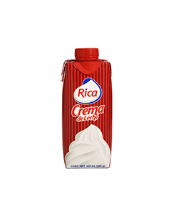 crema de leche rica uht 330 ml