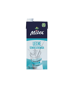 leche milex semidescremada 1 lt