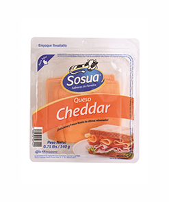 queso cheddar sosua rebanado 0.75 lb