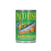sardinas paco fish en aceite vegetal 15 oz