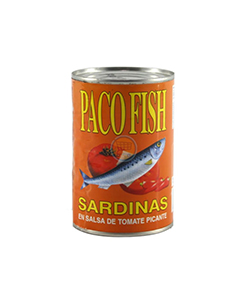 sardinas paco fish en salsa tomate picante 10 oz